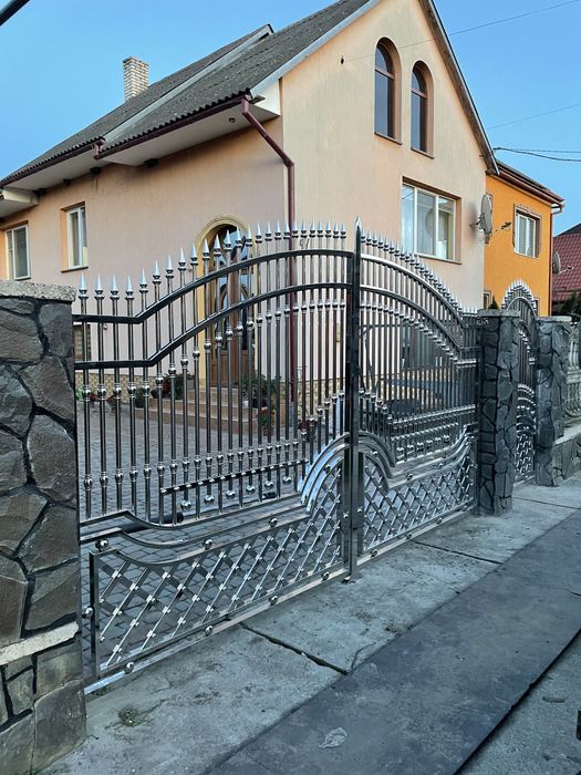 Ворота з нержавіючої сталі нержавійка хвіртка перила поручні