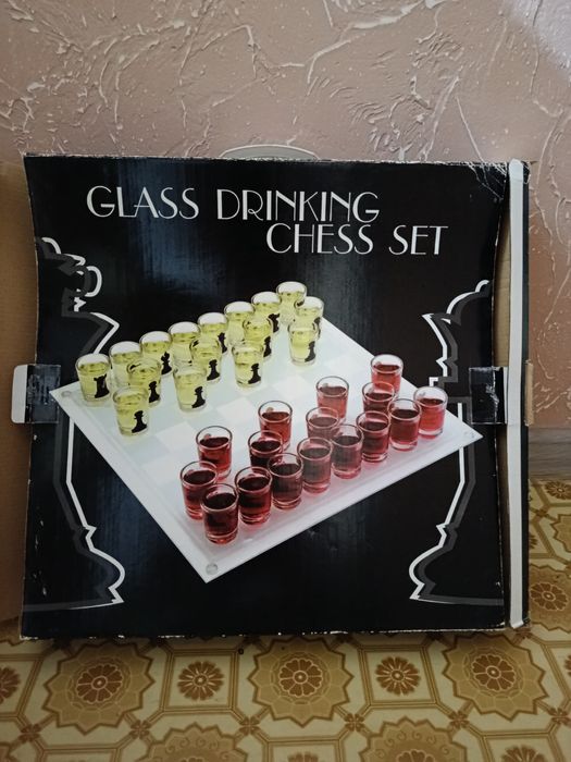 Алко шахмати - рюмки