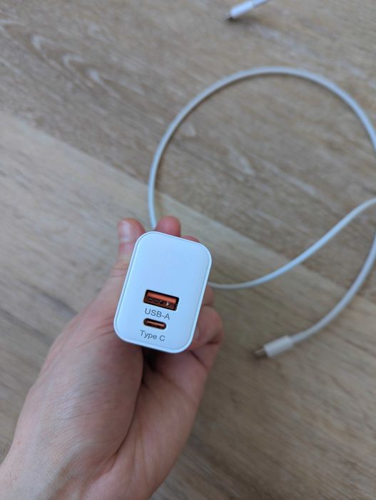 Быстрое зарядное устройство 40W с usb-c на usb-c кабелем
