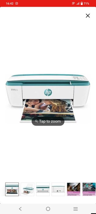 Impressora hp 3762 multifunções