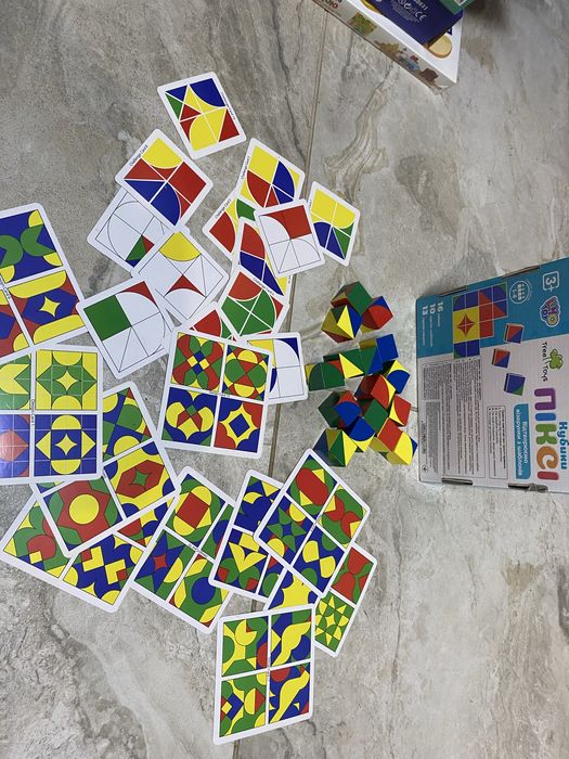 развивающая игра Кубики Пикси, кубики піксі