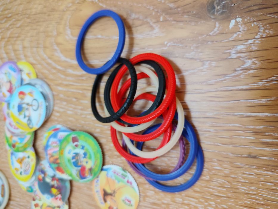 Conjunto de tazos Rollers