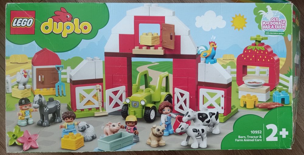 LEGO Duplo 10952 stodoła traktor zwierzęta