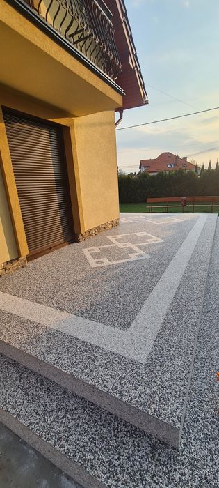 Żywica Kamienny Dywan Balkon Schody Hyroizolacja