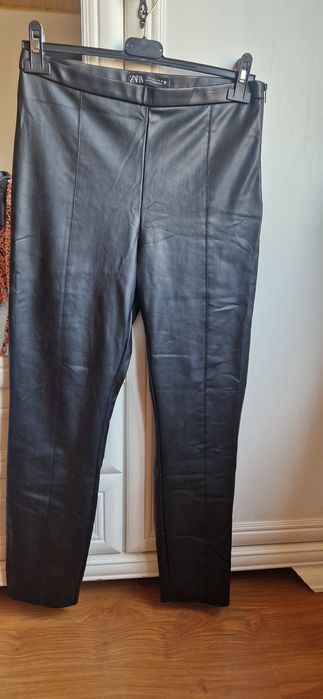 Zara spodnie z eko skóry jak nowe