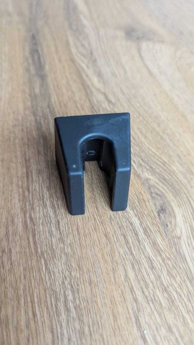 Suporte de chuveiro preto