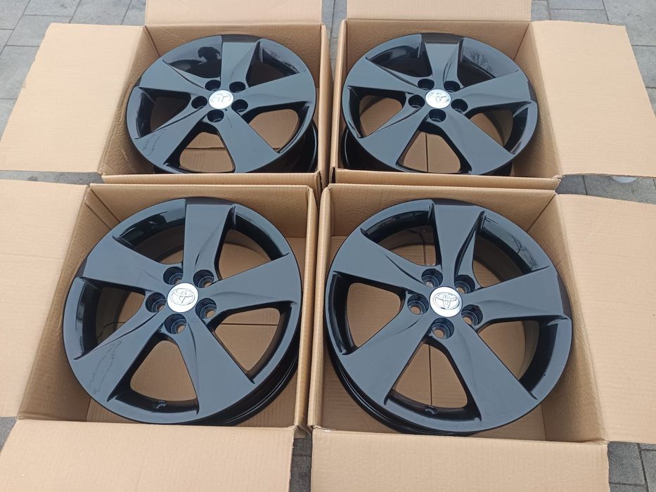 Felgi 16 5x100 Toyota  Corolla Yaris Celica MAtrix Prius Nowe Czarne | #T2