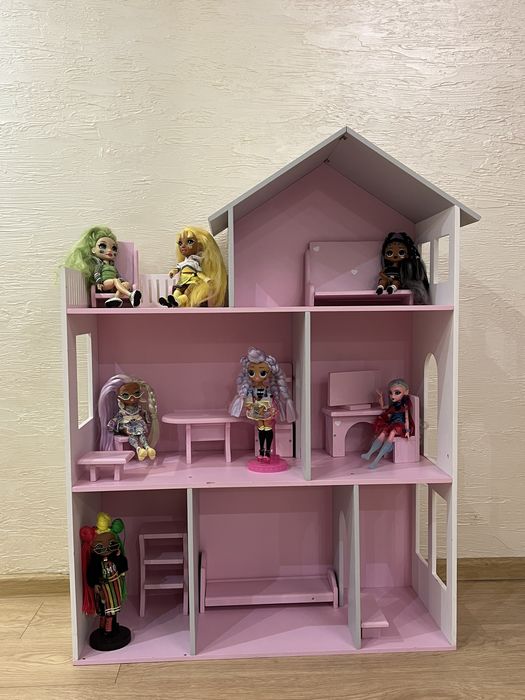 Будинок для лялек дом для barbie lol