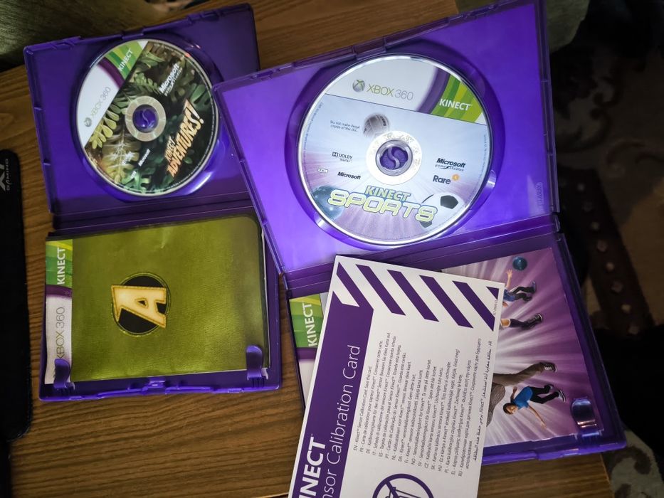 Adwenture і sports ігри для xbox 360 кінект
