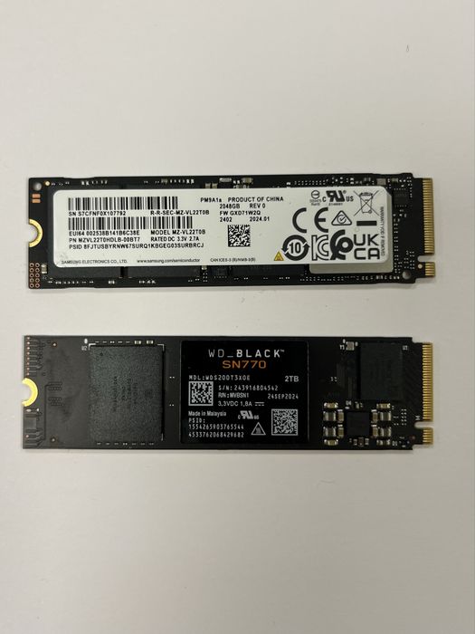 Dysk 2TB NVME WD/Samsung