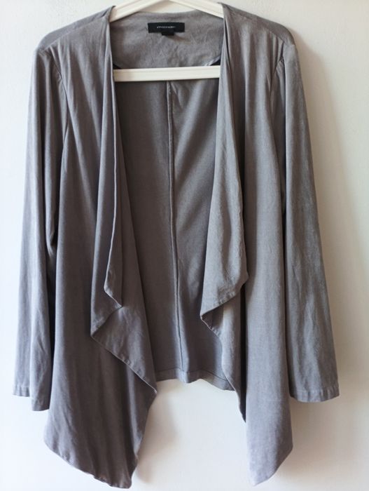 Szary kardigan/ narzutka