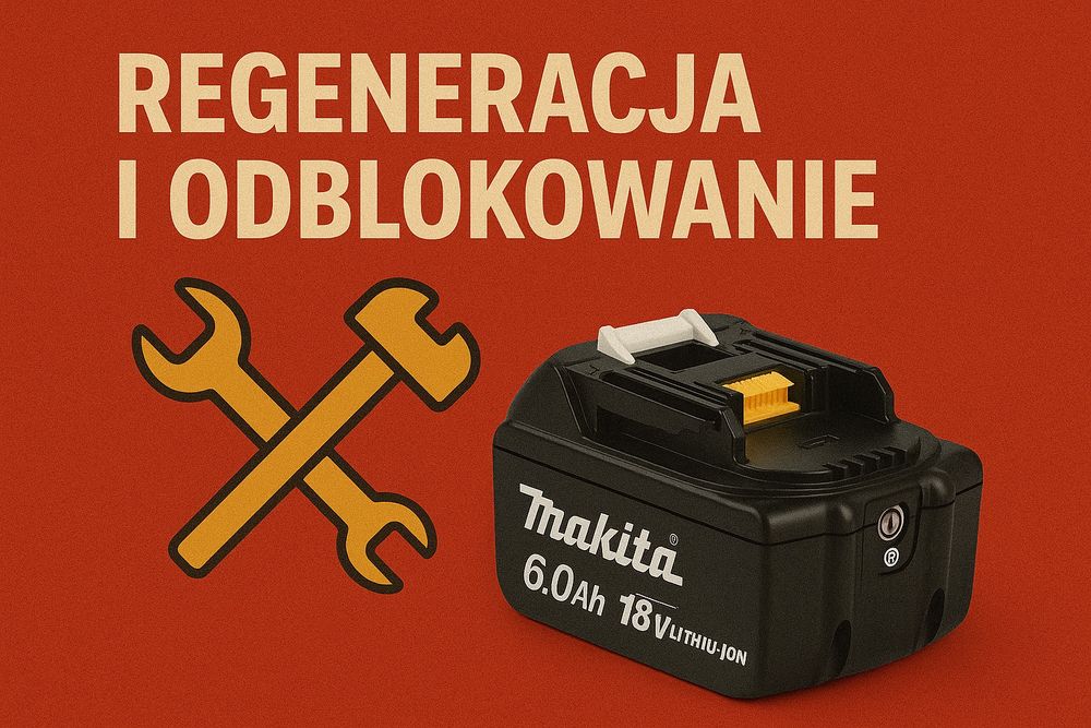 Regeneracja, odblokowanie Makita lxt 18v bl1850b bl1860b