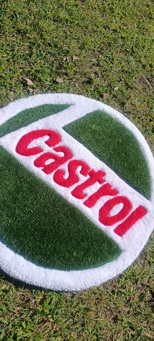 Tapete Logo Castrol - Tufting