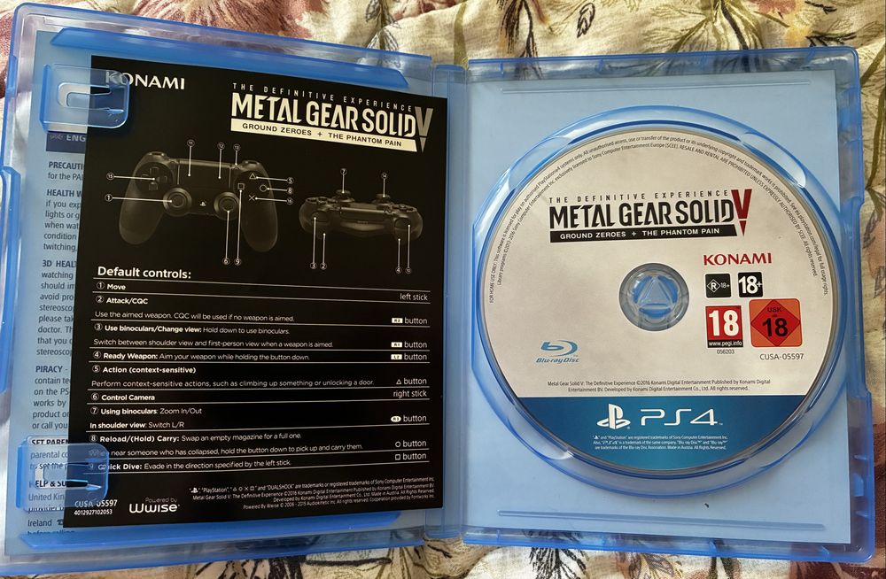 Metal Gear Solid V: Definitive Experience на PS4 (Диск)