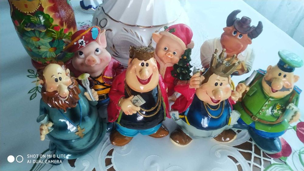 Керамические копилки. Матрешка