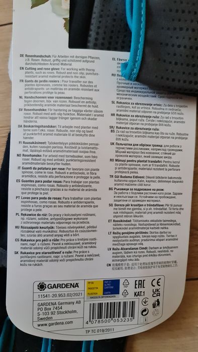 Rękawice gardena profesjonal do róż