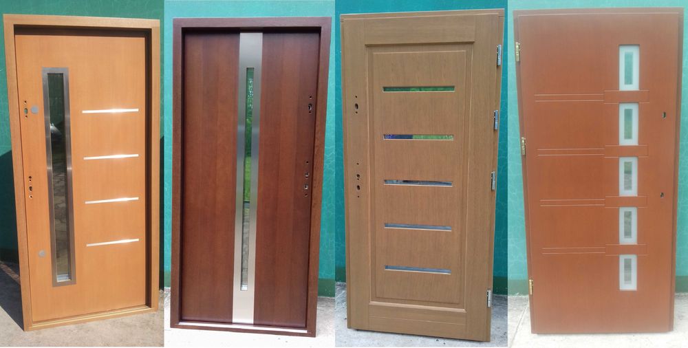 - 50 % Wyprzedaż Ekspozycji Drzwi Drewniane 78 mm Zewnętrzne 98 x 208