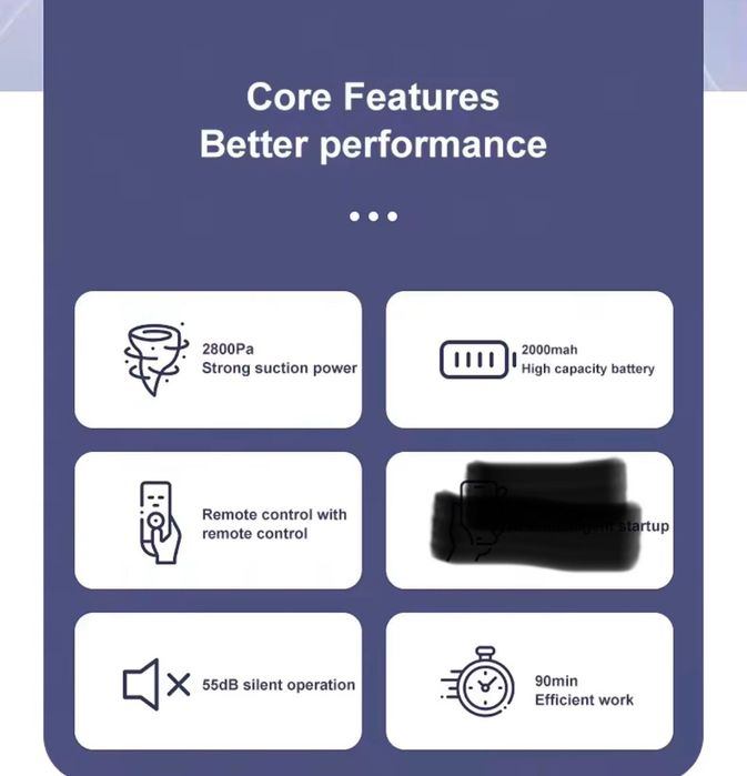 Aspirador robô, novo