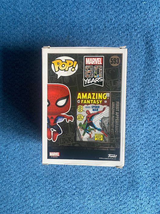 Фанкопоп Людина-Павук 80-ті - Funko POP #593: Spider-Man (First Appearance)