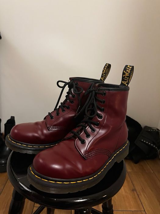 Dr. Martens glany czerwone 1460 bardzo dobry stan oryginalne