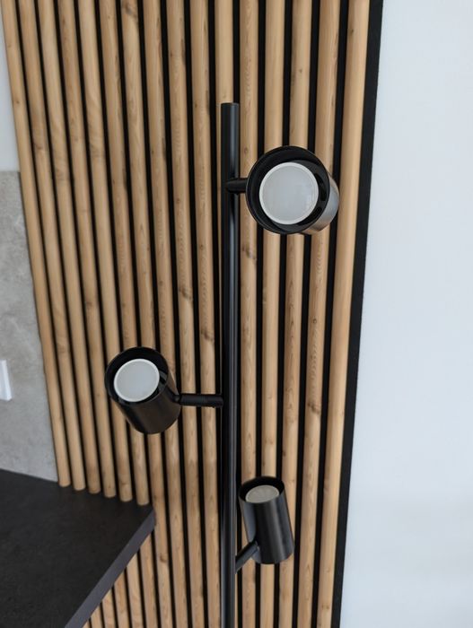 Lampa podłogowa IKEA NYMÅNE antracyt (3 reflektory) - jak nowa!