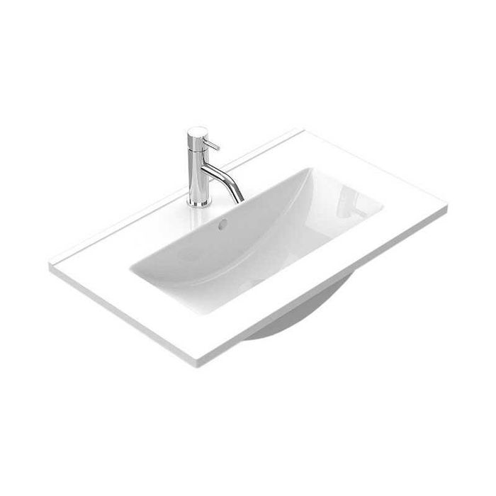 Lavatório Cerâmica 61cm Branco Banhoazis, Modelo 2060VB, Novo