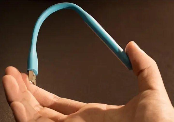 Гибкая USB LED лампа  Pink