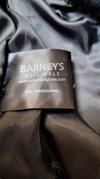 Nowa kurtka skórzana Barneys Original typu Biker ramoneska skóra owcza