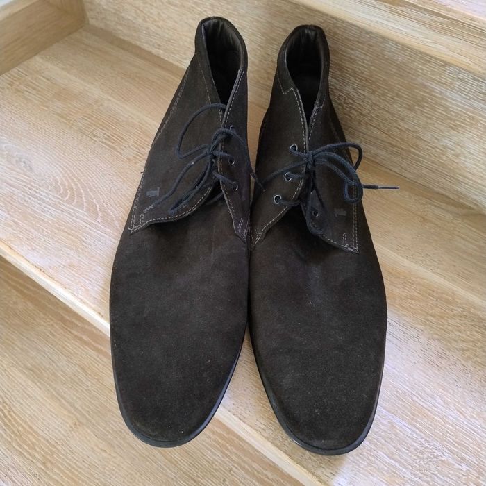 TOD'S męskie trzewiki za kostkę, zamszowe r. 11 (45)