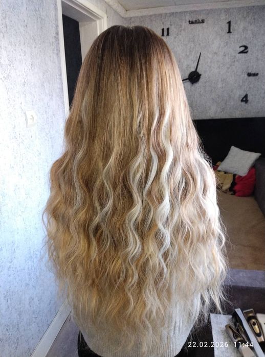 Нарощування волосся.-180 грм.(Стрічкове,) .