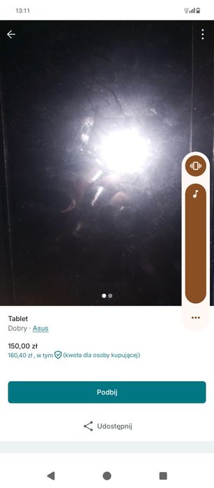 Tablet Asus w dobrym stanie