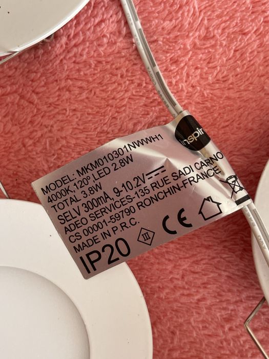 conjunto luzes LED para teto