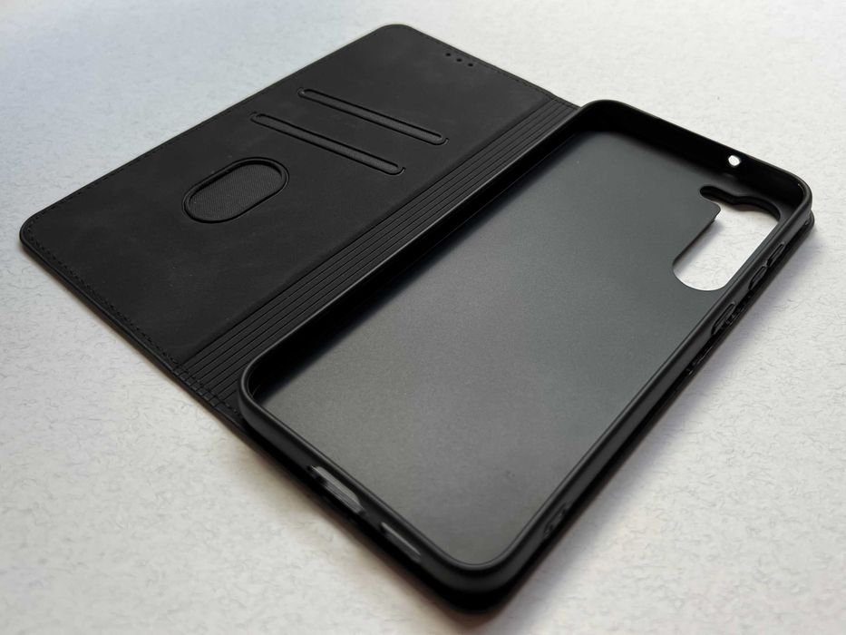 Samsung Galaxy S23 Plus чохол книжка штучна шкіра слоти чехол