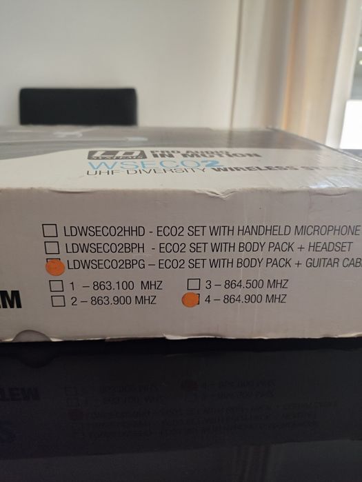 LD Systems WSECO2 BPG Wireless Guitar System