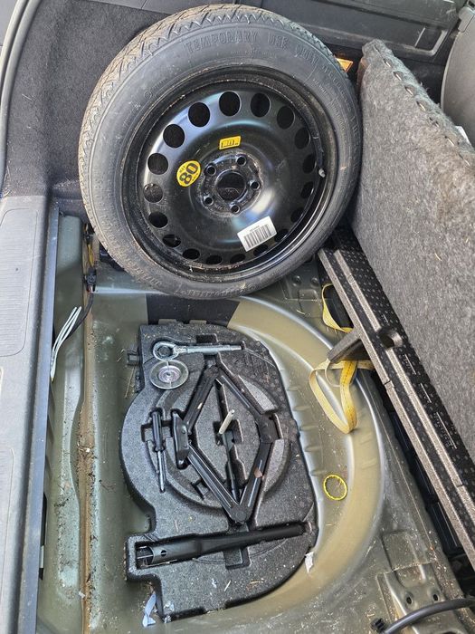 OPEL ASTRA K V 5 MOKK ASTRA J KOŁO DOJAZDOWE 5X105 KLUCZ LEWAREK ZESTAW