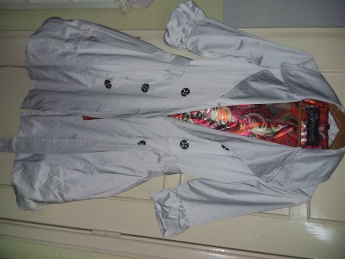 Gabardine Prateada de Cerimónia