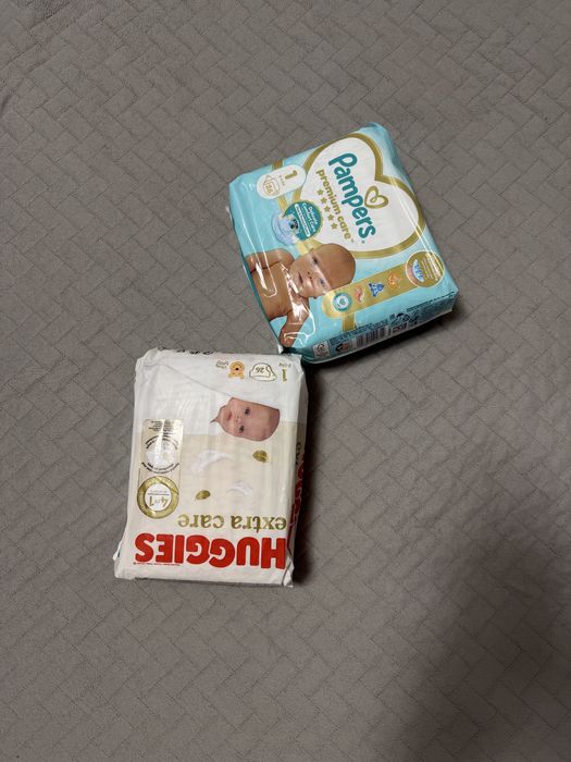 Памперси 1 pampers, huggies