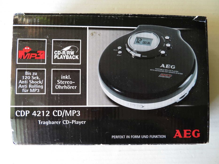 AEG Discman przenośny odtwarzacz płyt CD / Mp3