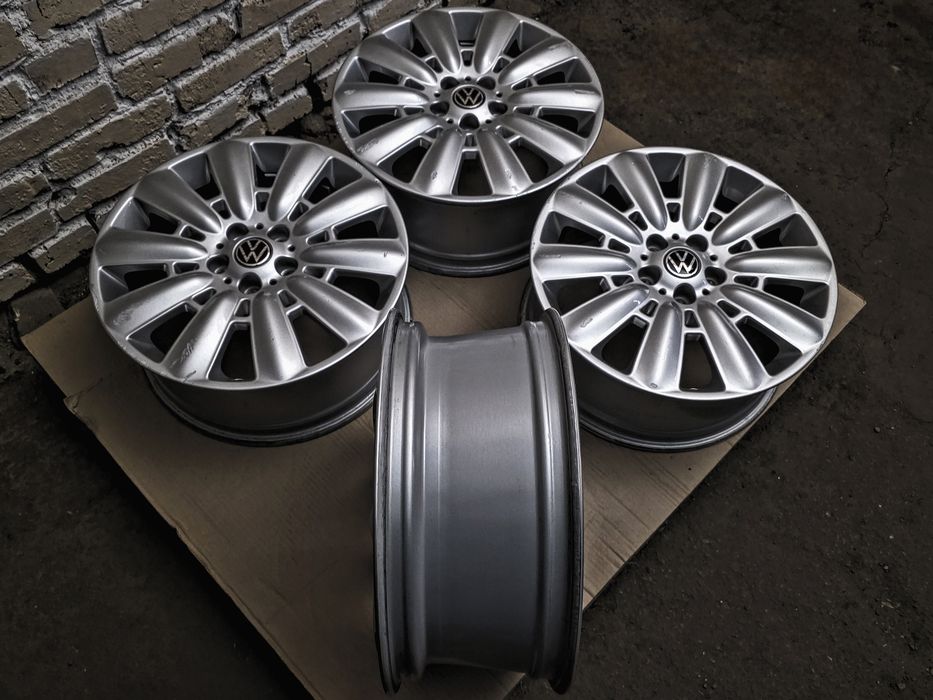 R18 5x112 Volkswagen | Original | Рідна фарба, ідеальний стан, без пошкоджень, без ремонтів | Комплект / 4шт | Преміум диски | Audi/Skoda/Seat/Cupra..