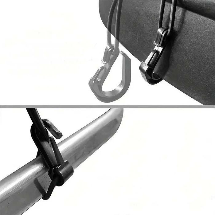 Rede Elástica Dupla Camada para Moto – Capacete e Bagagem