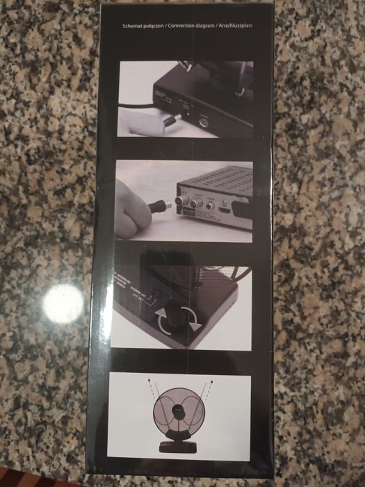 Duas Antenas de televisão campismo