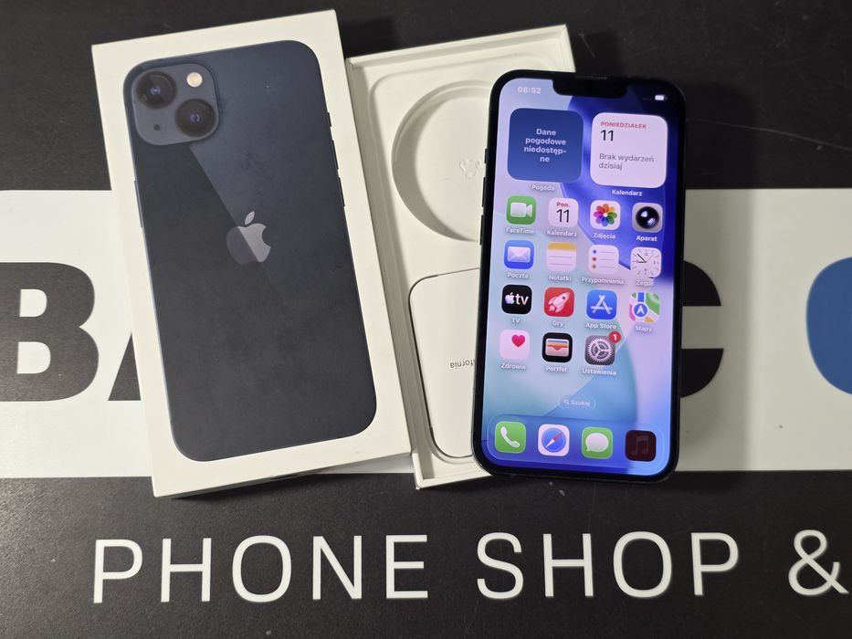 Sklep Apple Iphone 13 128gb midnight bateria 84%