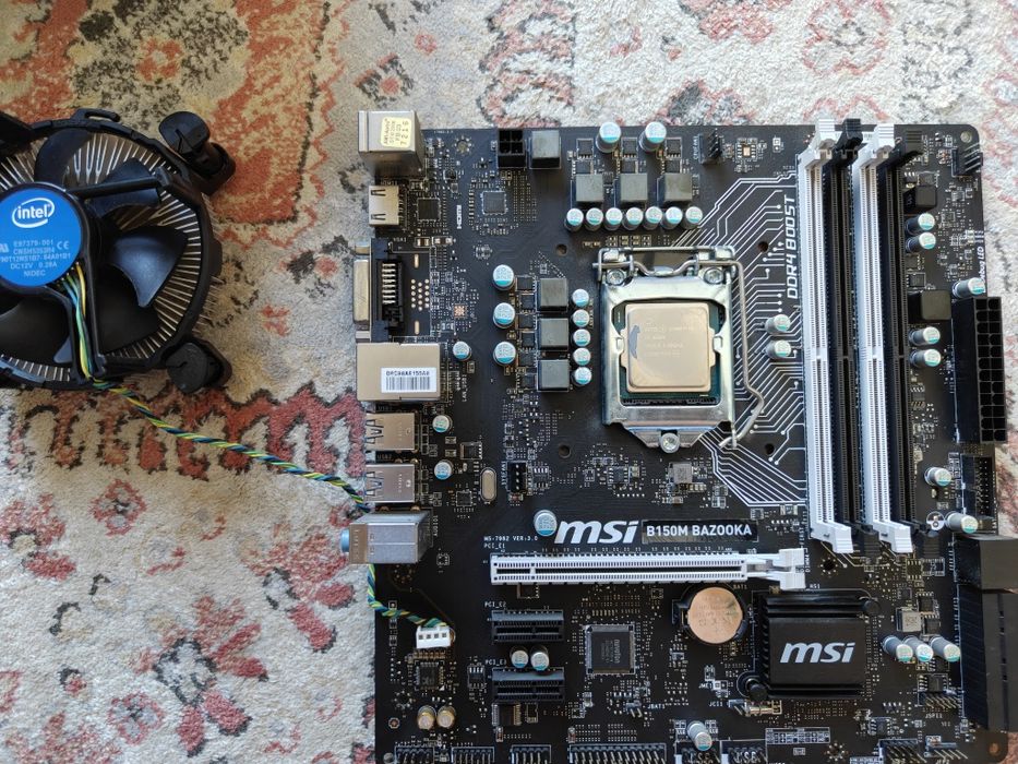 Motherboard MSI B150 bazooka + Intel Core i5-6600