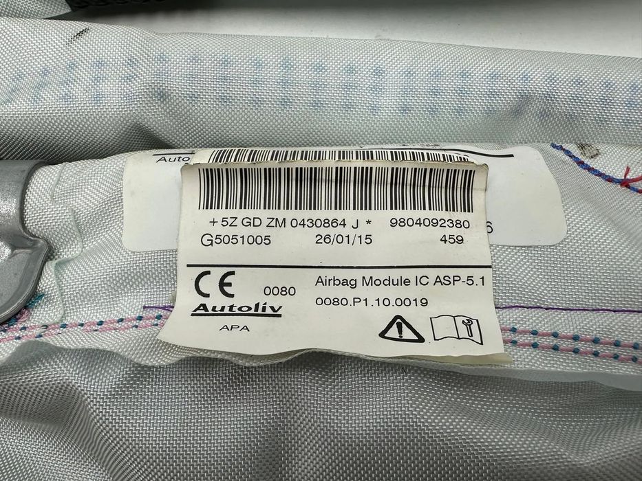 Airbag Cortina Direito / Esquerdo  - Peugeot 208 I / 2008 I (2016)
