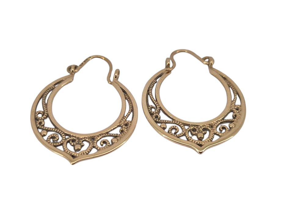 Piękne złote kolczyki 3.67G 14K