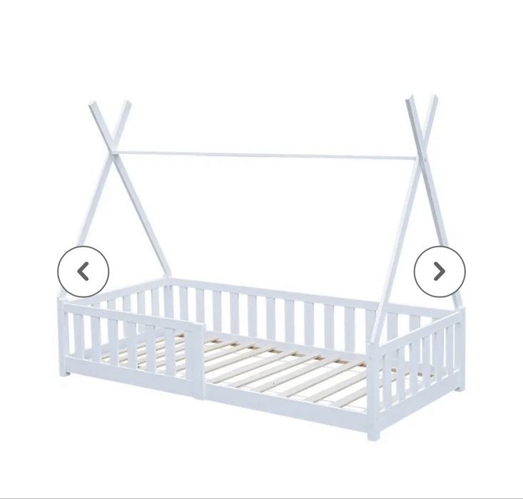 Cama para criança branca NOVA