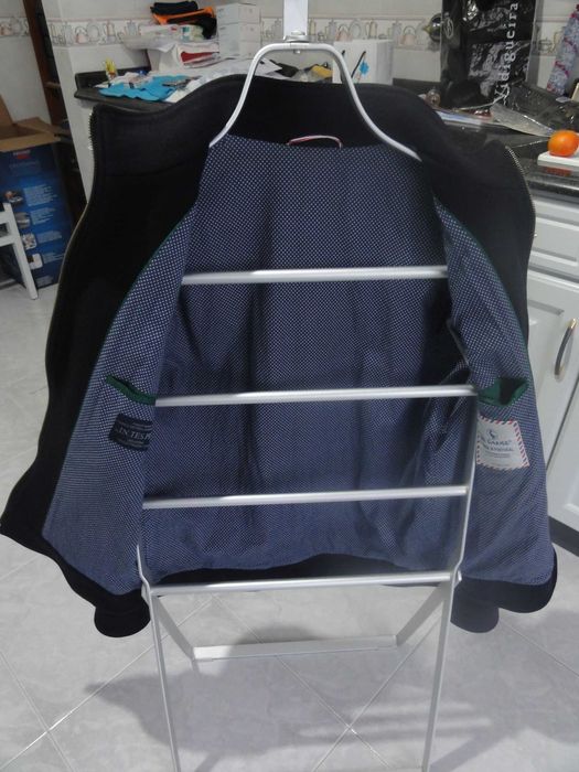 Casaco El Ganso Azul escuro material em Lã C/NOVO Tam 50 (M)