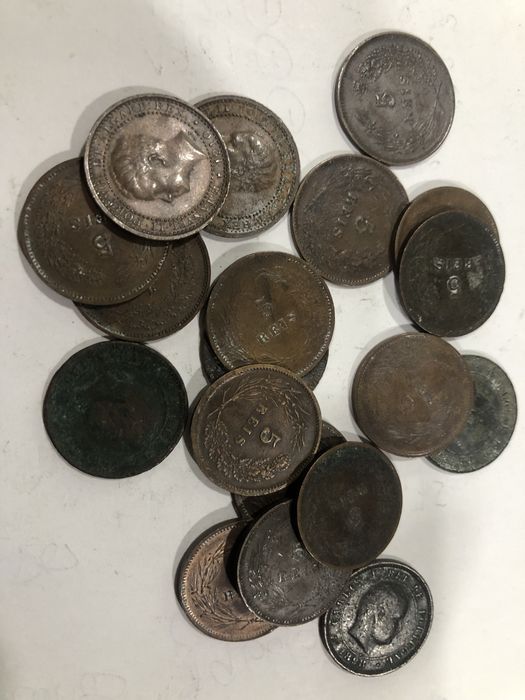 Moedas Antigas de 5 Reis