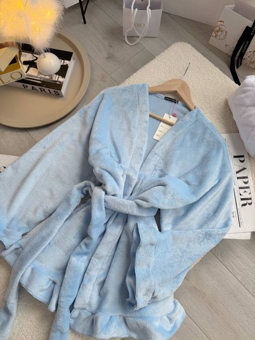 Халат теплий махровий короткий