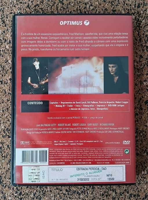 DVD - Estrada Perdida (David Lynch)